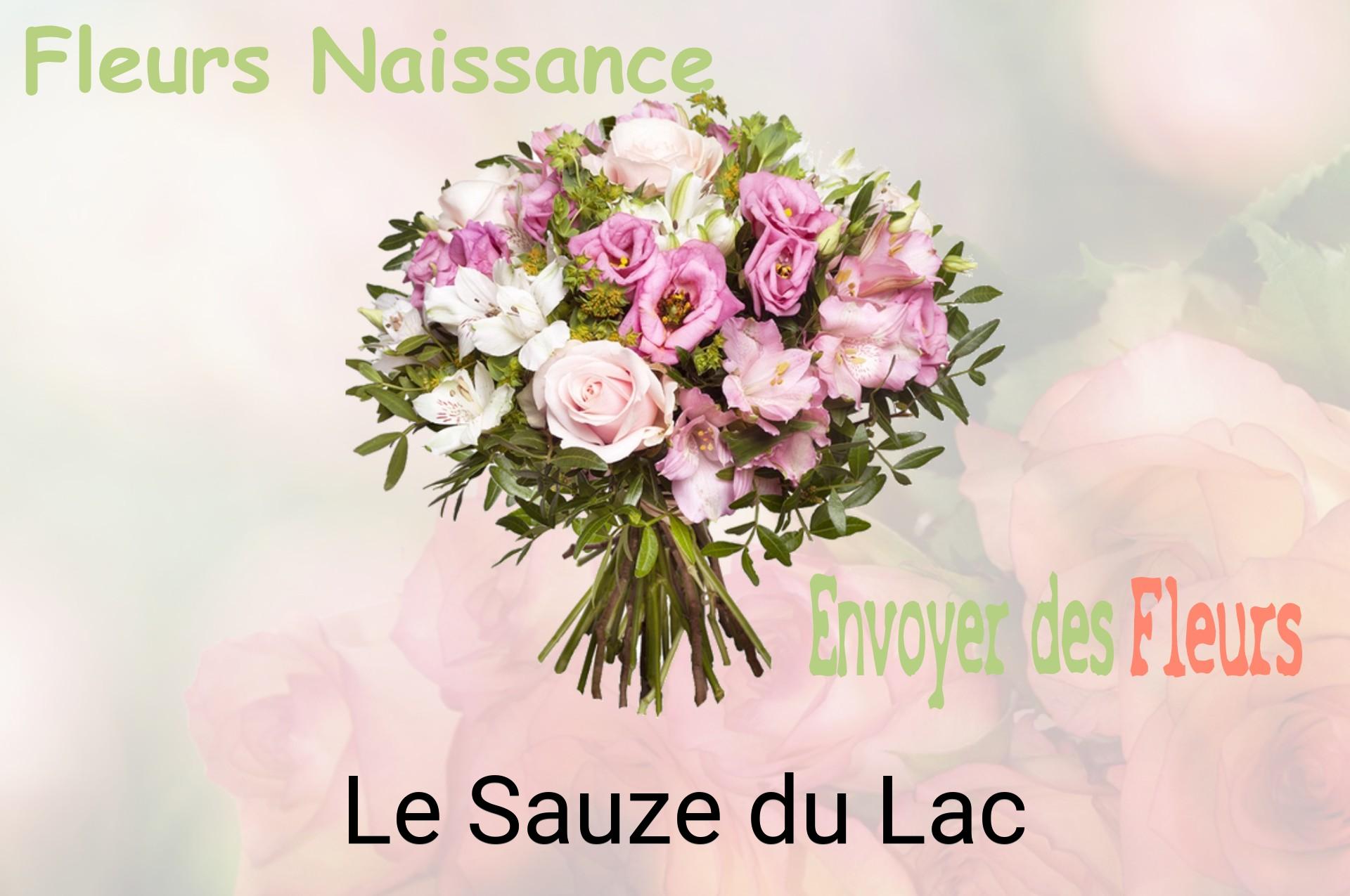 Bouquet de fleurs de naissance livré à Le Sauze-du-Lac