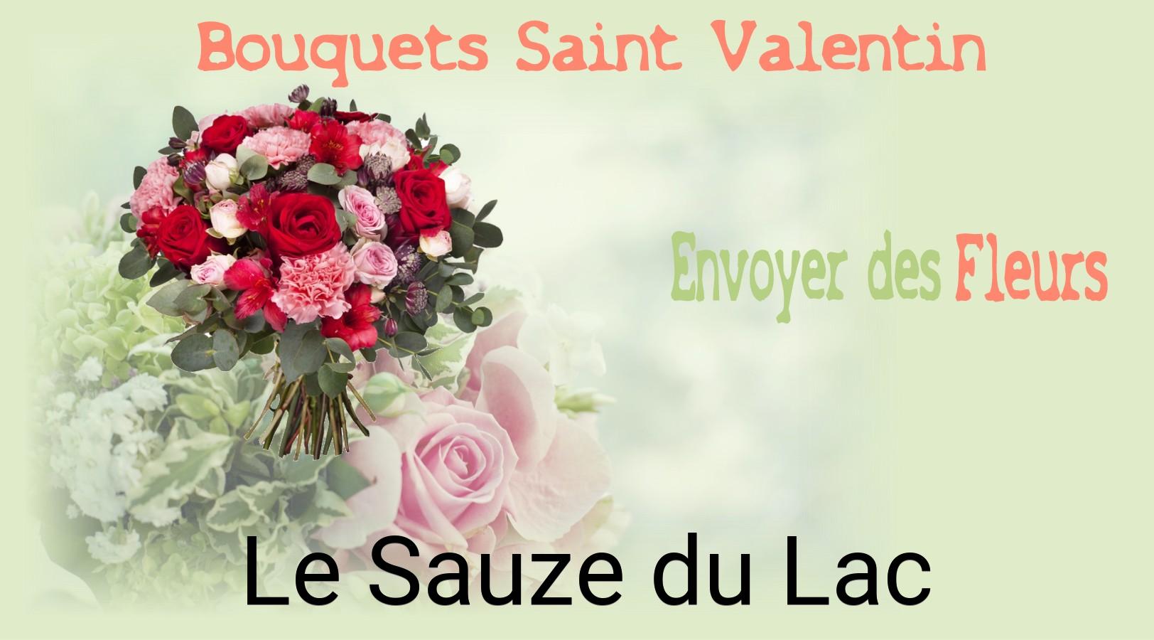 Roses de Saint-Valentin livrées à Le Sauze-du-Lac